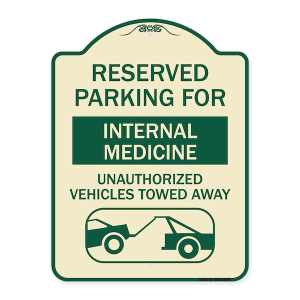 Reserved Parking for Internal Medicine Unauthorized Vehicles Towed Away, A-DES-TG-1824-23095